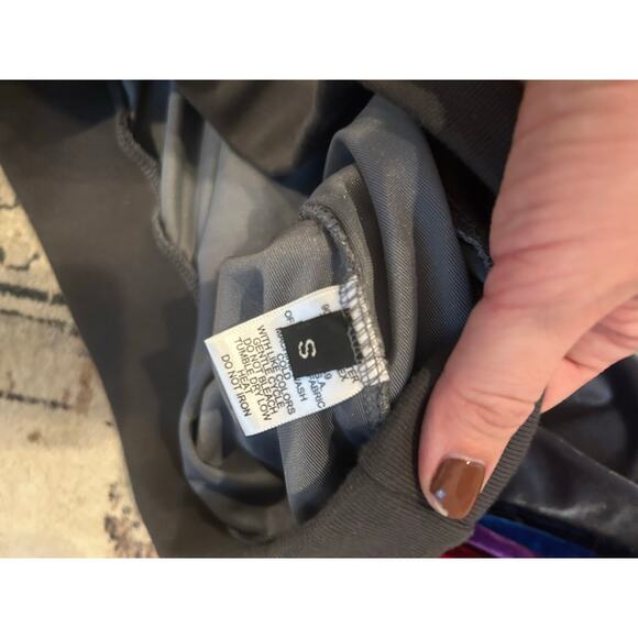 Aviator Nation Classic Velvet Relaxed Pullover Sweatshirt, Women's Small, Grey - Picture 5 of 6